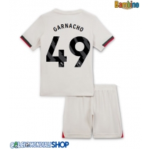 Maglie da calcio Chelsea Alejandro Garnacho #49 Seconda Maglia Bambino 2025-26 Manica Corta + Pantaloni corti)